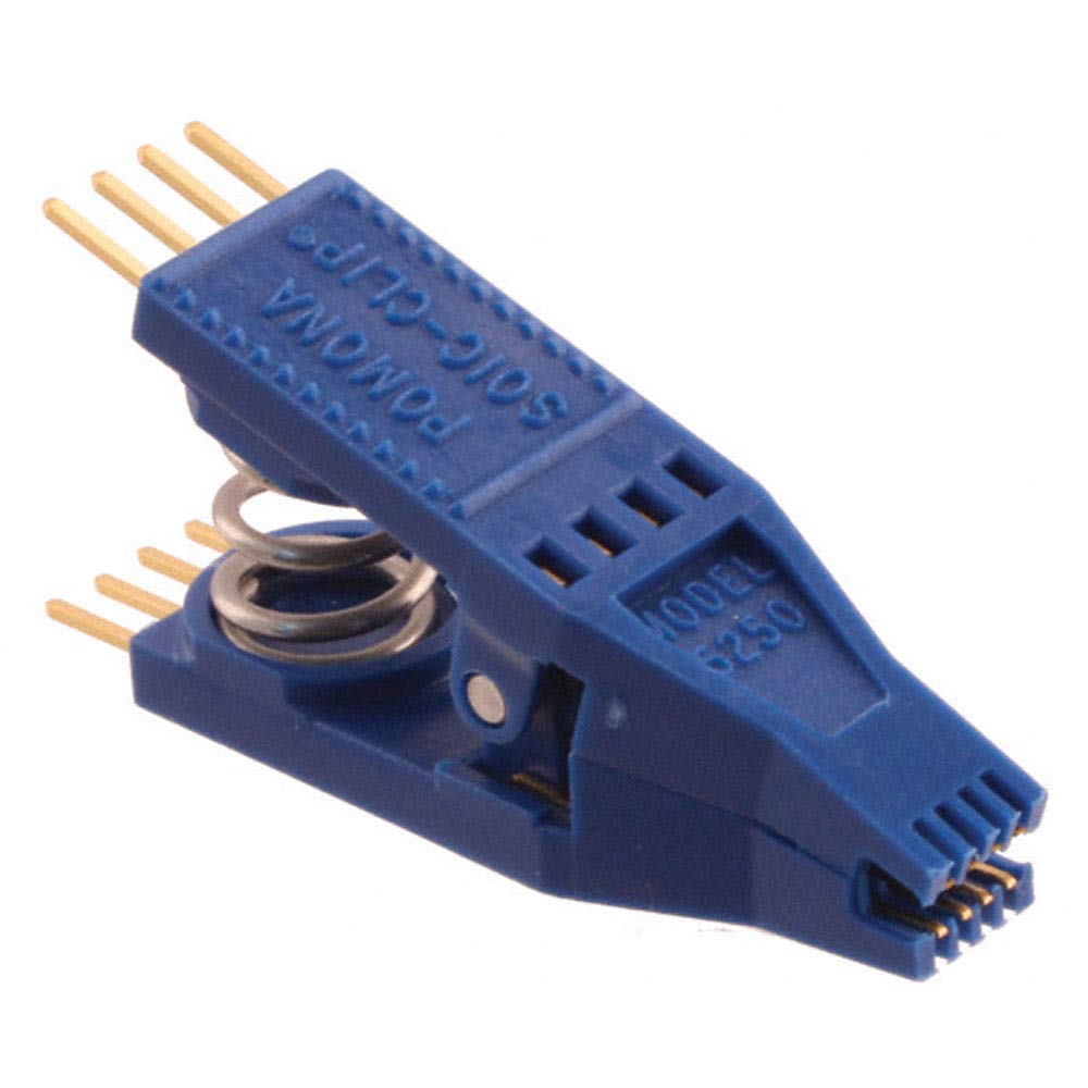 Pomona Electronics 5250 8-Pin Gold Plated SOIC Clip Test Clip with